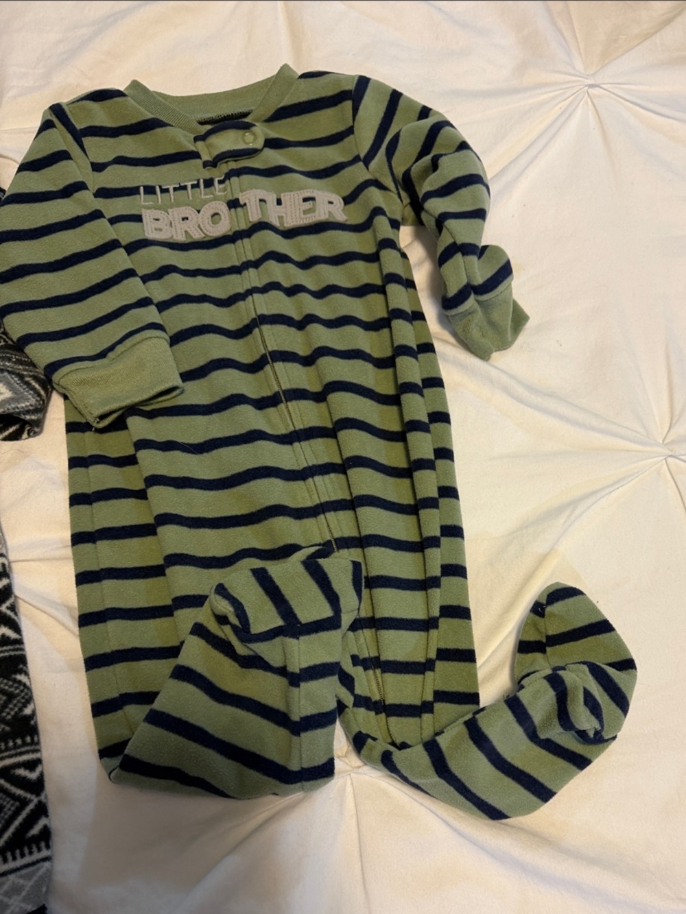 Fleece One-Piece Sleep Rompers - Picture 4 of 7